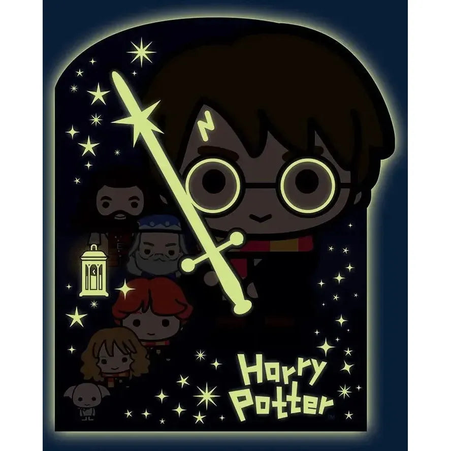 Harry Potter Chibi Glow 28 Piece Mini Shaped Jigsaw Puzzle Paper House