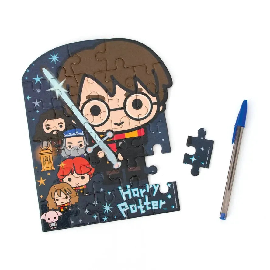 Harry Potter Chibi Glow 28 Piece Mini Shaped Jigsaw Puzzle Paper House