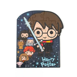 Harry Potter Chibi Glow 28 Piece Mini Shaped Jigsaw Puzzle Paper House