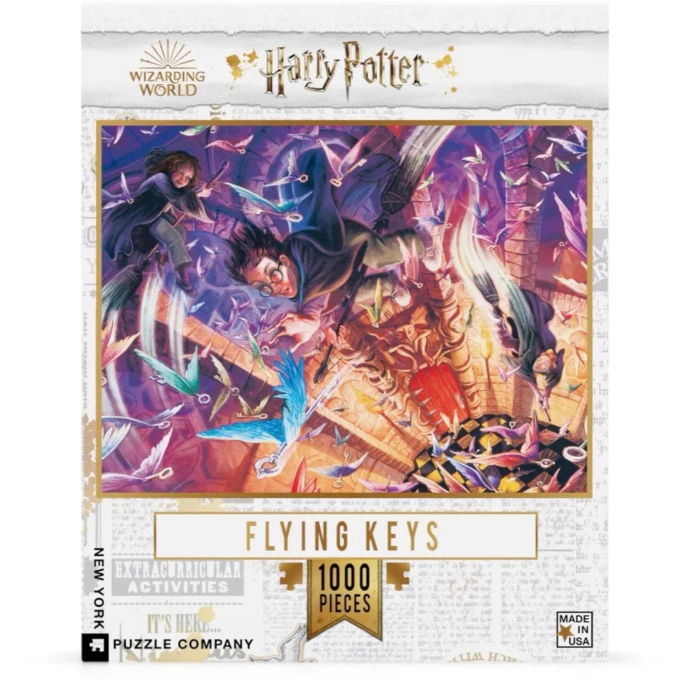 Harry Potter Flying Keys 1000 Piece Jigsaw Puzzle NYPC (ONLINE ORDER ONLY)