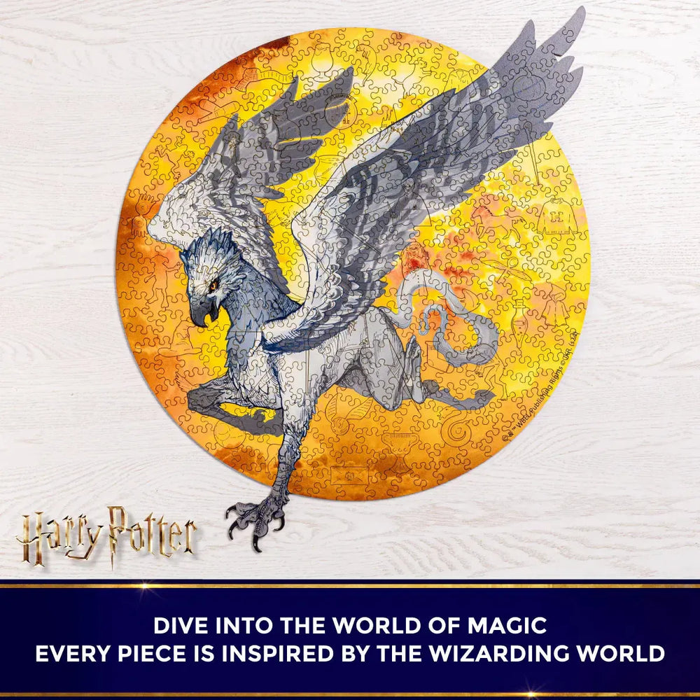 Harry Potter Hippogriff Wooden Jigsaw Puzzle Woods Story