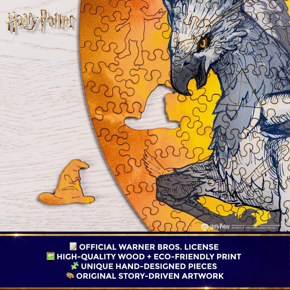 Harry Potter Hippogriff Wooden Jigsaw Puzzle Woods Story