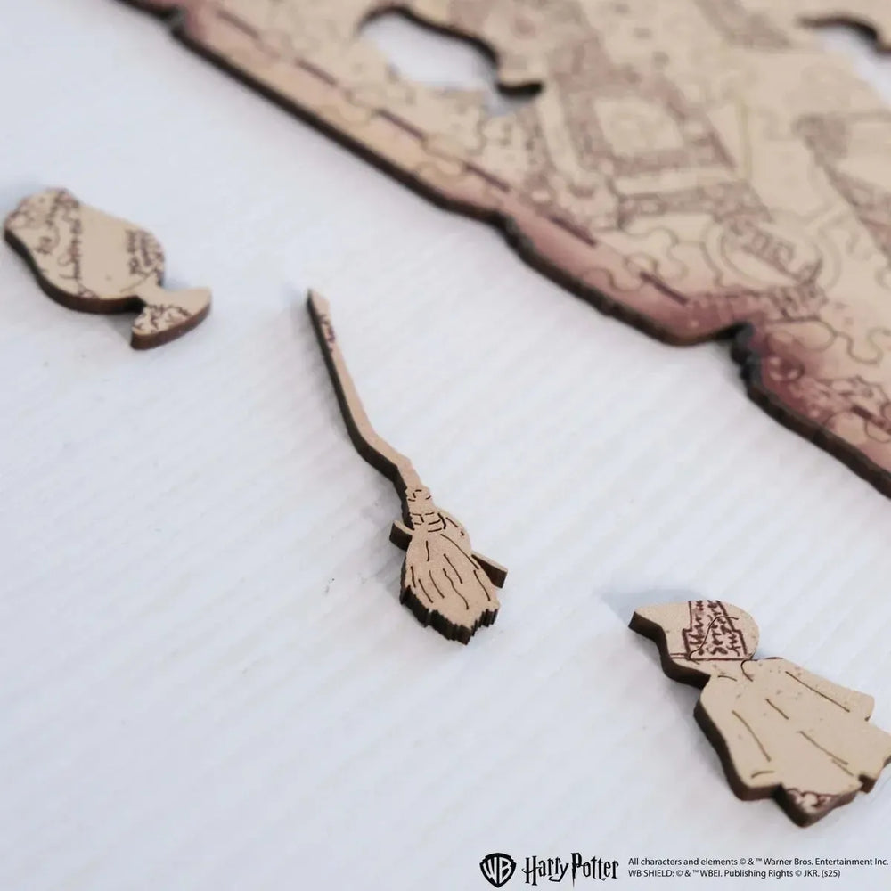 Harry Potter Marauder's Map Wooden Jigsaw Puzzle Woods Story