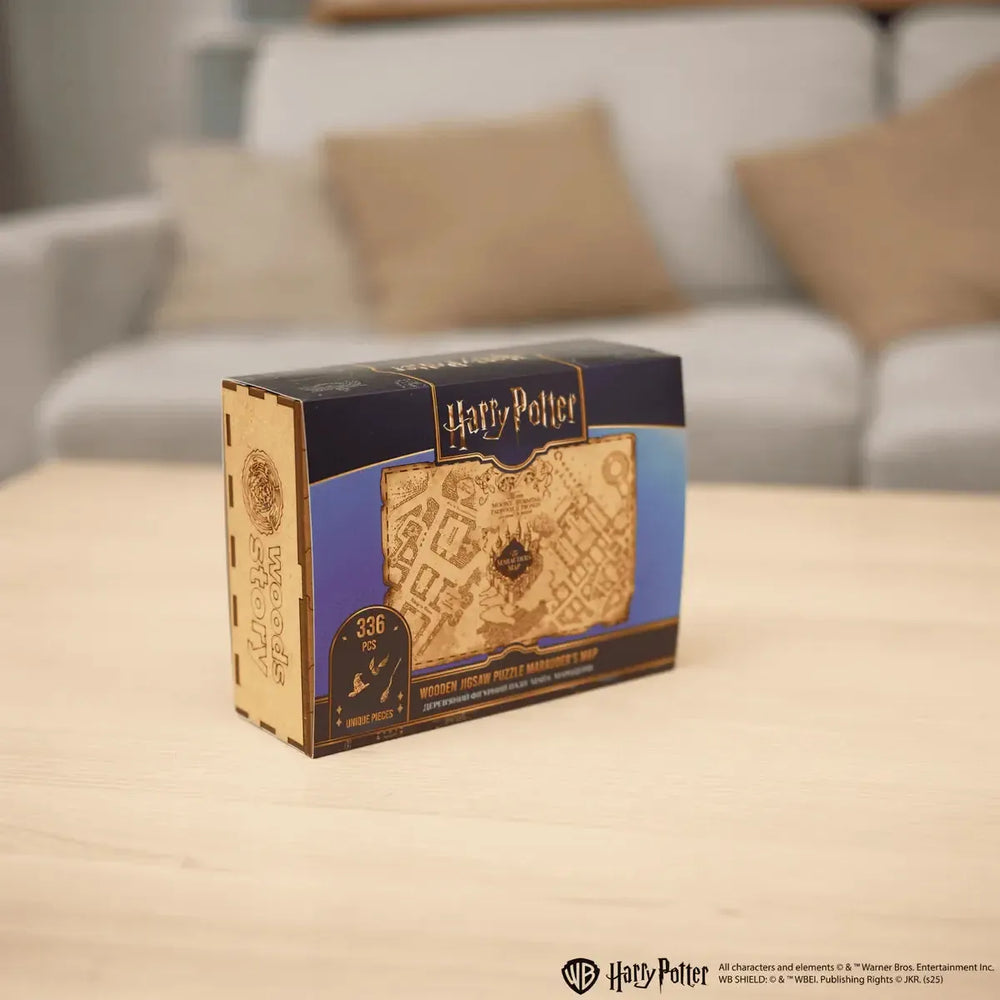 Harry Potter Marauder's Map Wooden Jigsaw Puzzle Woods Story