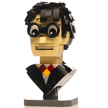 Harry Potter Bust MOC made using LEGO parts (Online Order Only)
