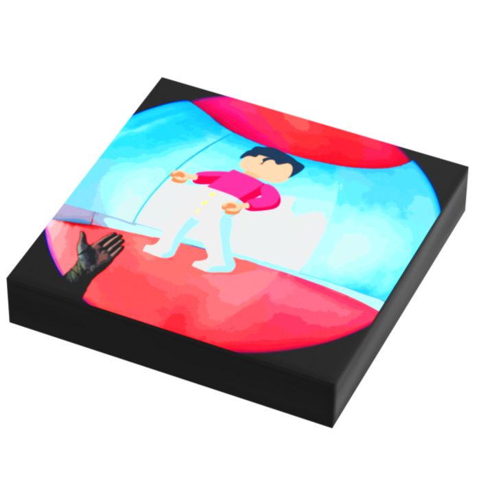 Harry Tiles, File Line - B3 Customs Music Album Cover (2x2 Tile) (Online Order Only)