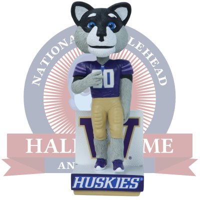 Harry the Husky Washington Huskies Mascot Bobblehead (ONLINE ORDER ONLY)