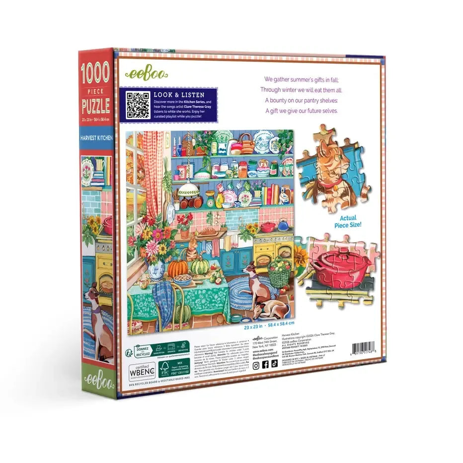 Harvest Kitchen 1000 Piece Jigsaw Puzzle eeBoo