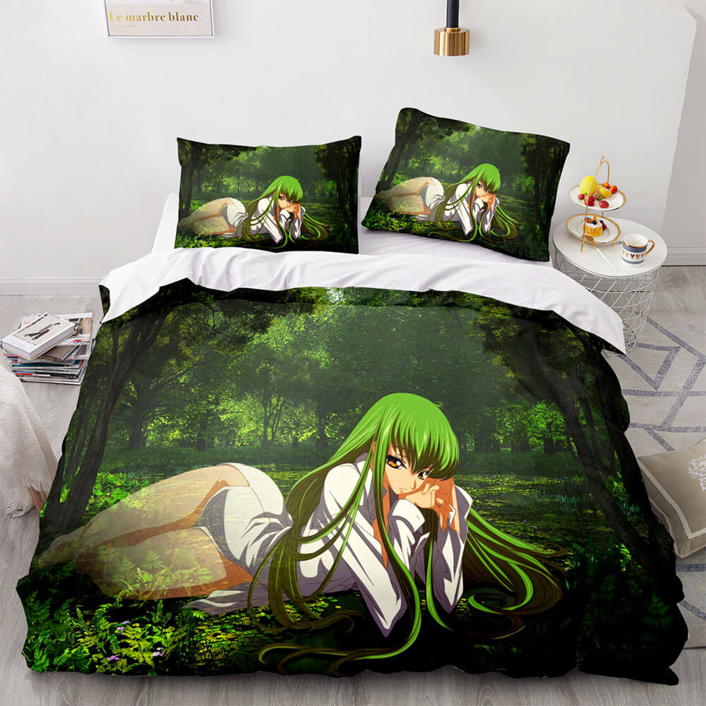 Hatsune Miku Cosplay Bedding Set Kids Quilt Cover (Online Order Only)