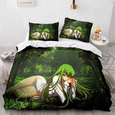 Hatsune Miku Cosplay Bedding Set Kids Quilt Cover (Online Order Only)