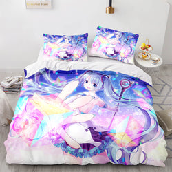 Hatsune Miku Pattern Bedding Set Quilt Cover Room Decoration (Online Order Only)