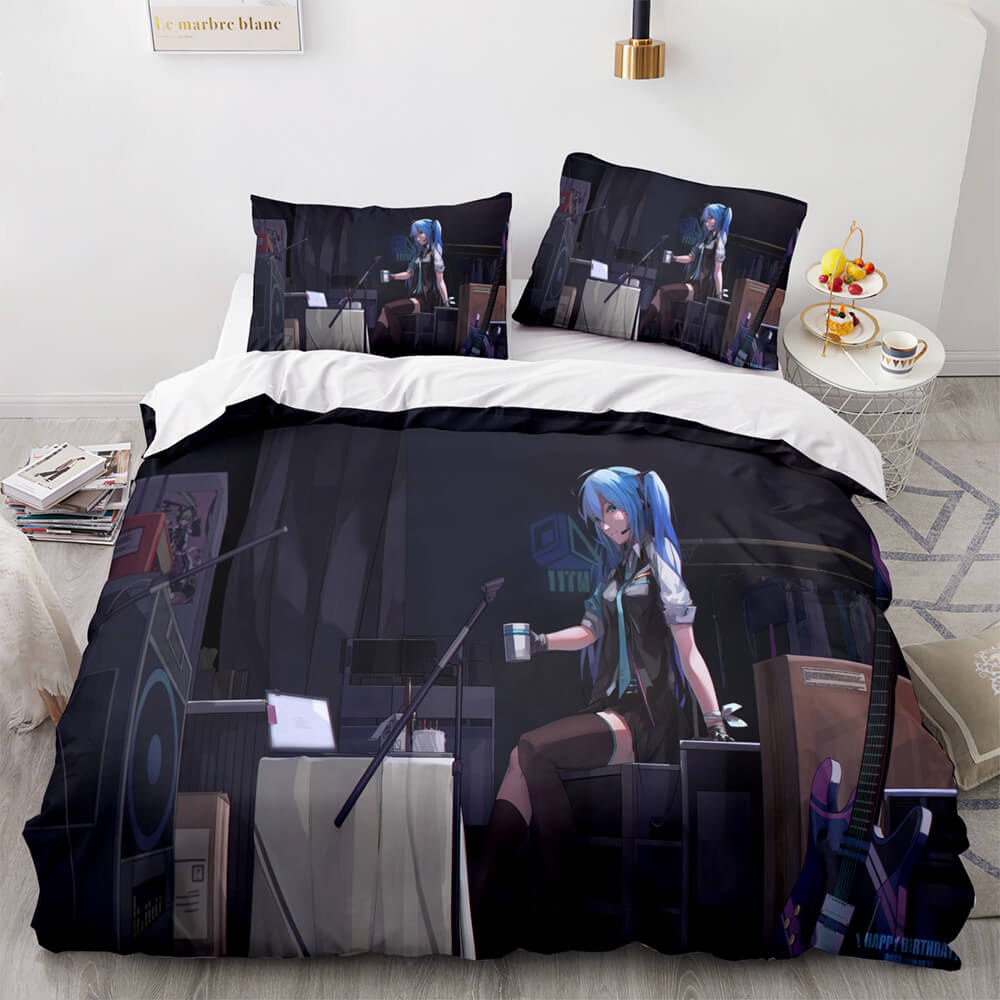 Hatsune Miku Pattern Bedding Set Quilt Cover Room Decoration (Online Order Only)