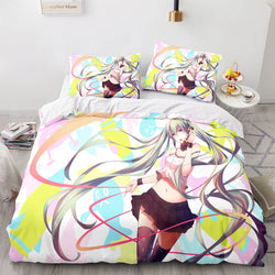 Hatsune Miku Cosplay Bedding Set Kids Quilt Cover (Online Order Only)