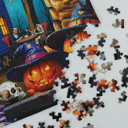 Haunted Halloween Party 1000 Piece Jigsaw Puzzle Springbok