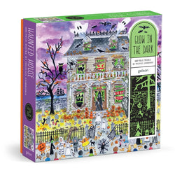 Haunted House 500 Piece Glow in the Dark Jigsaw Puzzle Galison (ONLINE ORDER ONLY)
