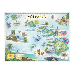 Hawaii 1000 Piece Jigsaw Puzzle Xplorer Maps (ONLINE ORDER ONLY)