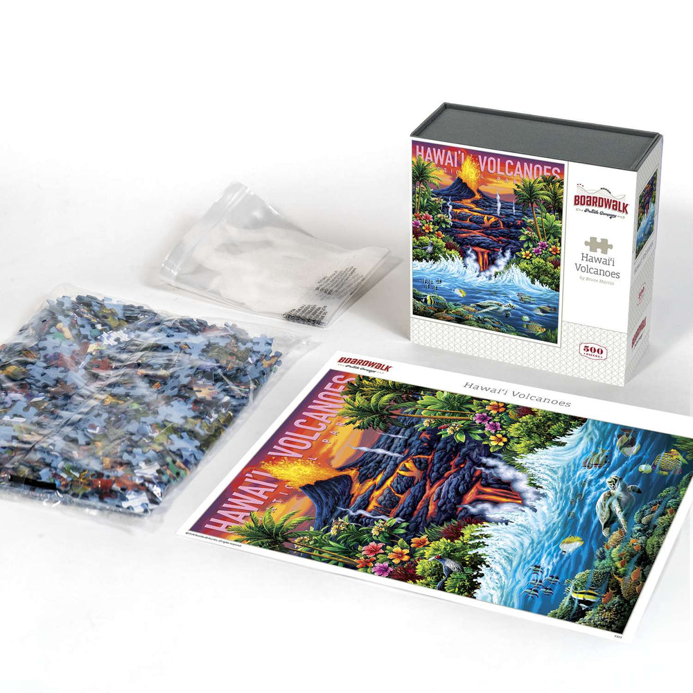 Hawai'i Volcanoes National Park 500 Piece Jigsaw Puzzle Boardwalk (ONLINE ORDER ONLY)
