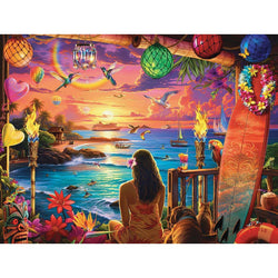 Hawaiian Oasis 1000 Piece Jigsaw Puzzle Springbok (ONLINE ORDER ONLY)