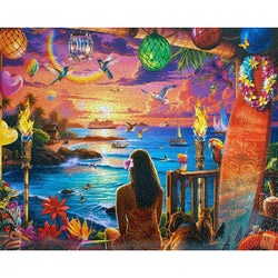 Hawaiian Oasis 1000 Piece Jigsaw Puzzle Springbok (ONLINE ORDER ONLY)