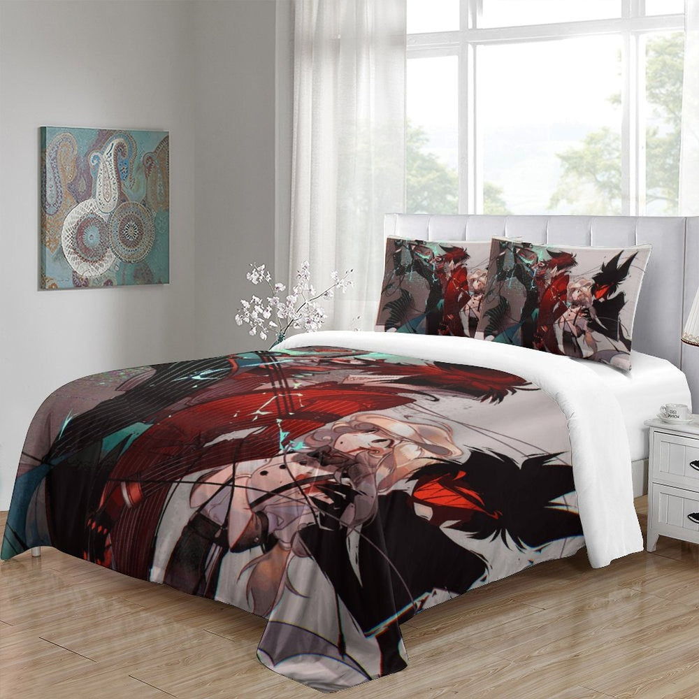 Hazbin Hotel Bedding Set Duvet Cover Without Filler (Online Order Only)
