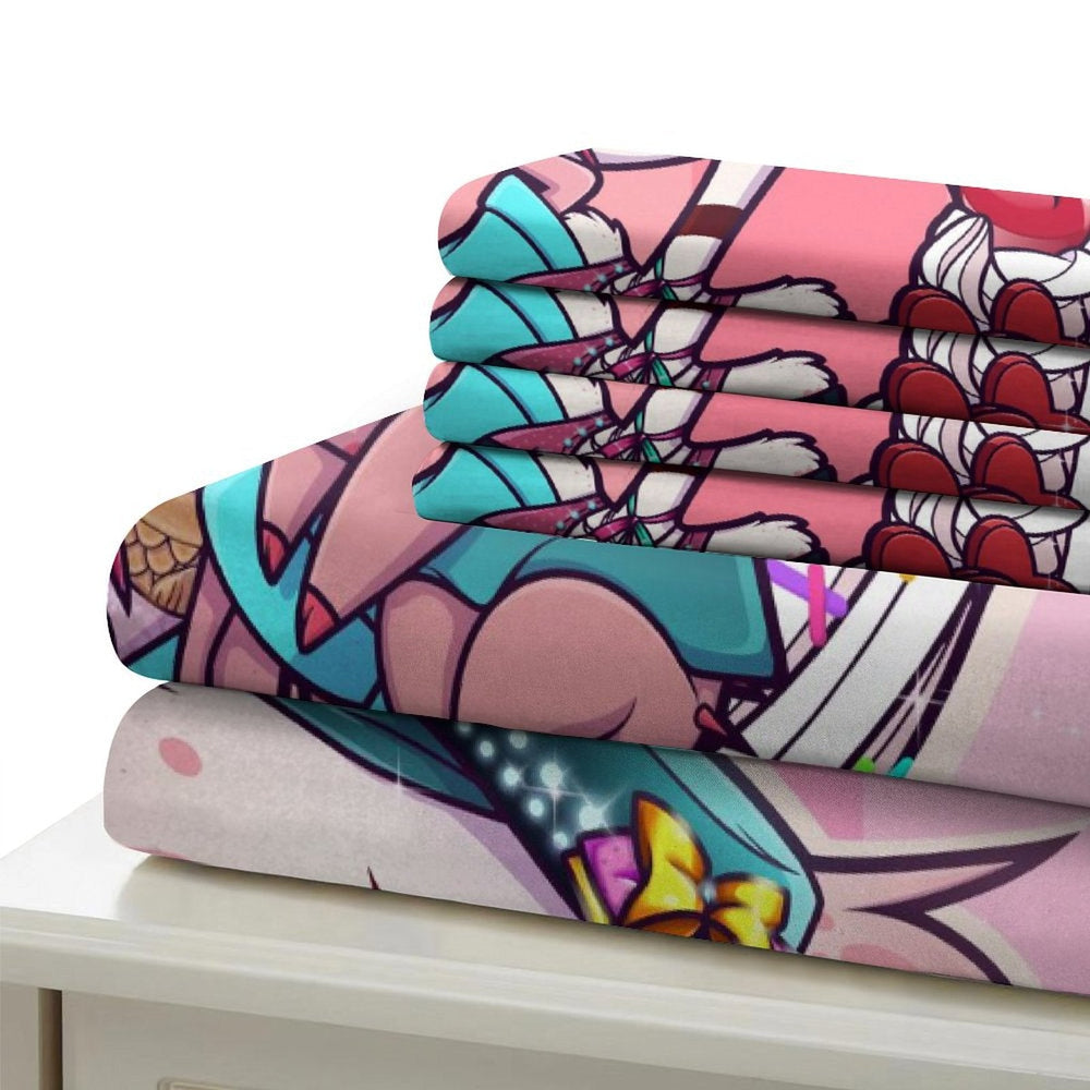 Hazbin Hotel Bedding Set Duvet Cover Without Filler (Online Order Only)