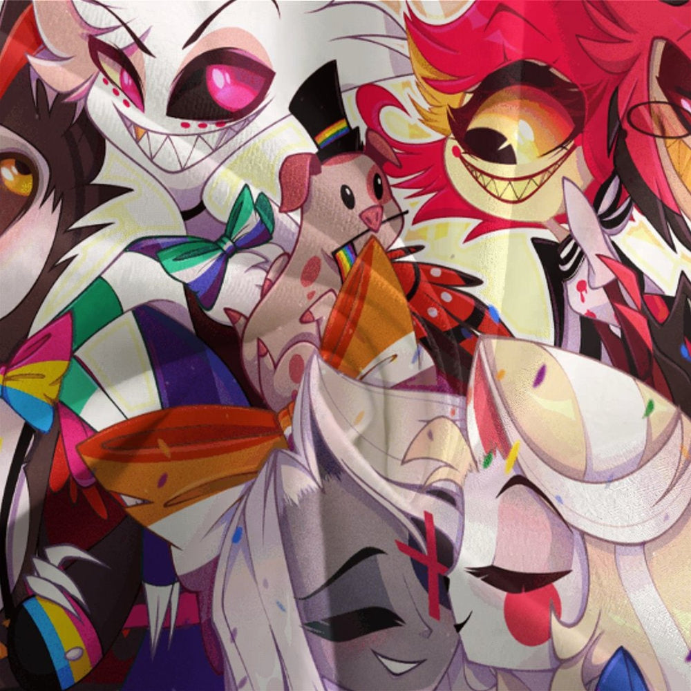 Hazbin Hotel Bedding Set Duvet Cover Without Filler (Online Order Only)