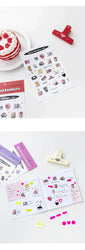 17Pcs Cute Animal Sticker ins DIY Decoration Ablum Diary Scrapbooking Journal Adhesive Sticker Stationery Art Crafts (ONLINE ORDER ONLY)
