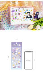 4 Sheets Star Cruise Series Sticker Cute Animals Scrapbooking Decorative Sticker DIY Diary Album Stick Label Kawaii Stationery (ONLINE ORDER ONLY)