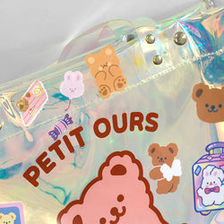 Kawaii Soft Bear Rabbit Decorative Stickers Adhesive Stickers DIY Diary Stationery Stickers Children Gift School Office Supplies (ONLINE ORDER ONLY)
