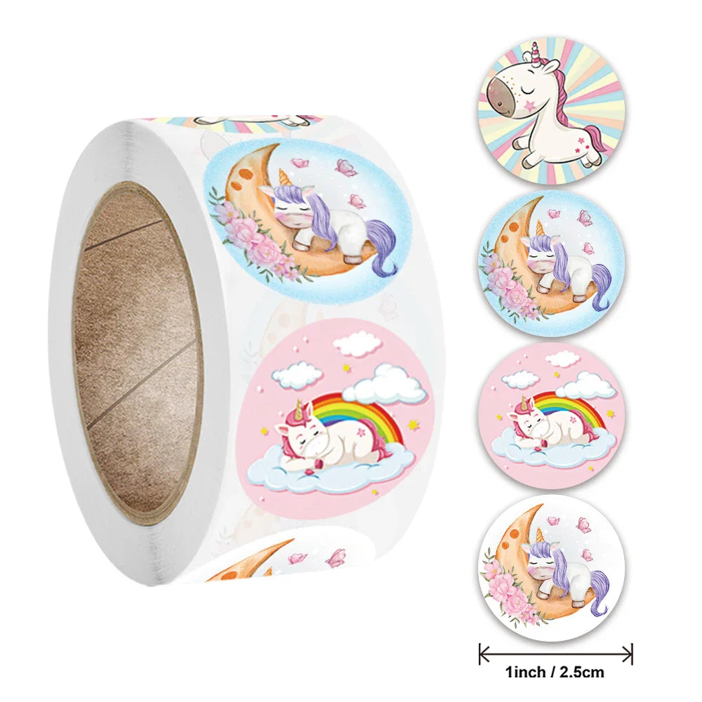 500 Pcs New Roll Cute Rabbit Easter Egg Theme Sticker Holiday Gift Decoration Sticker (ONLINE ORDER ONLY)
