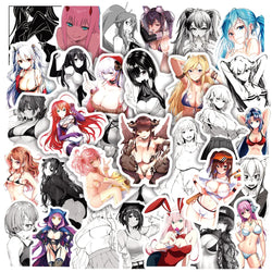 Anime Hentai Bunny Girl Waifu Stickers Waterproof Decals (10/30/50/100pcs) (Online Order Only)