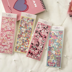 Sweetheart Rabbit Stickers Scrapbooking Decorative Sticker Hand Account DIY Diary Album Stick Label Kawaii Korean Stationery (ONLINE ORDER ONLY)