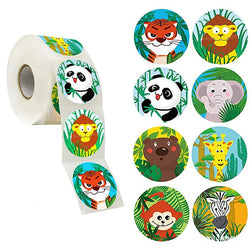 100-500pcs Animal Sticker School Teacher Student Cartoon Sticker Sealing Label Christmas Gift Scrapbook Stationery Sticker (ONLINE ORDER ONLY)