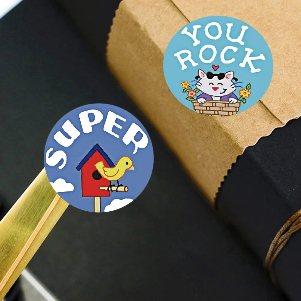 500pcs Animals Cartoon Stickers For Kids Classic Toys Sticker School Teacher Reward Sticker Various Styles Designs Pattern (ONLINE ORDER ONLY)