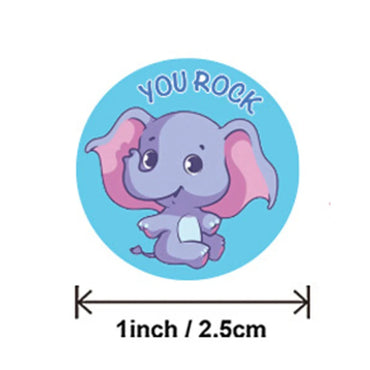 100-500pcs Children's Toys Incentive Sticker Office Stationery Decoration Label Gift Scrapbooking Sealing Stickers (Online Order Only)