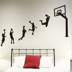 Basketball Player Wall Sticker Vinyl Decals for Kids Room Nursery Sports Decor (ONLINE ORDER ONLY)