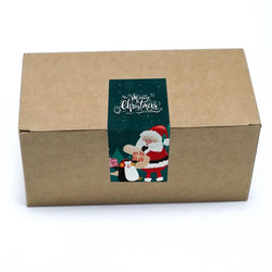 10-50pcs Merry Christmas Stickers 5*10cm Red Christmas Gift Decor Seal Stickers Cute Santa Stickers Stationery Supplies (ONLINE ORDER ONLY)