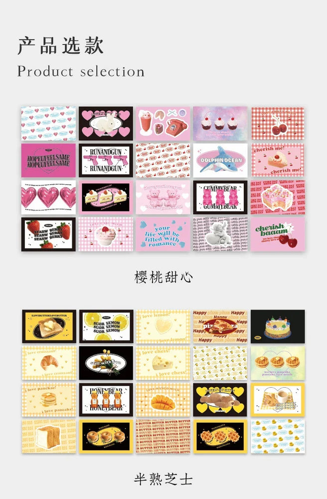 40/60Pcs/box Retro Girls House Series Sticker Hand Account DIY Album Decoration Scrapbooking Stickers Kawaii Korean Stationery (ONLINE ORDER ONLY)