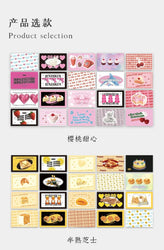 40/60Pcs/box Retro Girls House Series Sticker Hand Account DIY Album Decoration Scrapbooking Stickers Kawaii Korean Stationery (ONLINE ORDER ONLY)