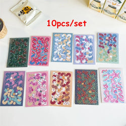 3pcs/5pcs/6pcs Full Set Series Cute Korean idol card Decorative Stickers DIY Scrapbooking Diary Album Sticker Stationery (ONLINE ORDER ONLY)