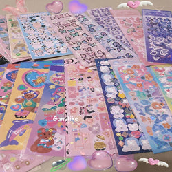 3pcs/5pcs/6pcs Full Set Series Cute Korean idol card Decorative Stickers DIY Scrapbooking Diary Album Sticker Stationery (ONLINE ORDER ONLY)