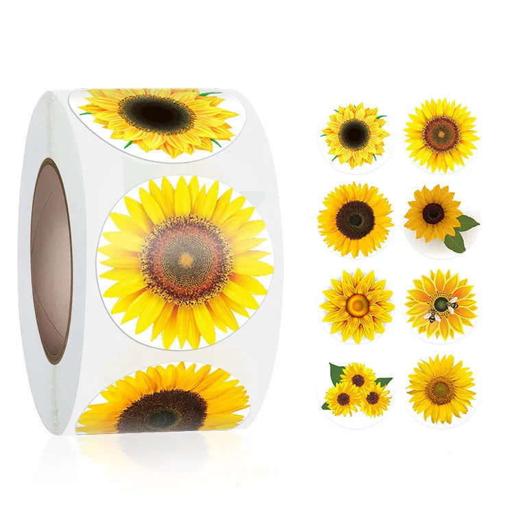 Yellow Lemon Sticker 500 Pcs/roll For Kids Reward Sticker Fruit LabelsThank You Sticker Kids Toys (ONLINE ORDER ONLY)