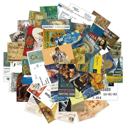 Art Museum Painting Stickers 10/30/50PCS for Luggage, Guitar, Skateboard, Motorcycle, DIY Toy (ONLINE ORDER ONLY)