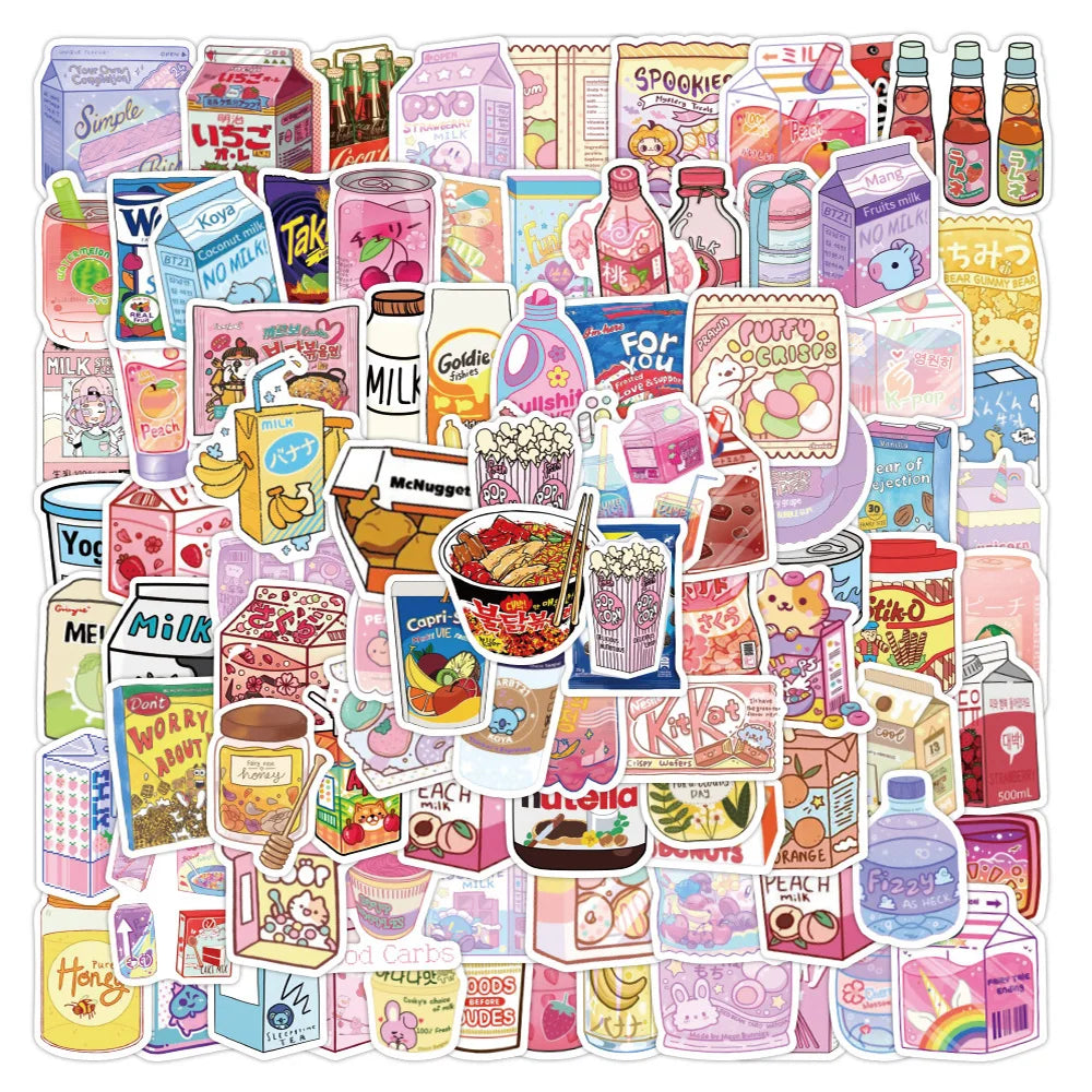 Cartoon Stickers Pack for Laptop, Skateboard, Fridge, Bike, Guitar, Phone, Motorcycle - Waterproof Decals (ONLINE ORDER ONLY)