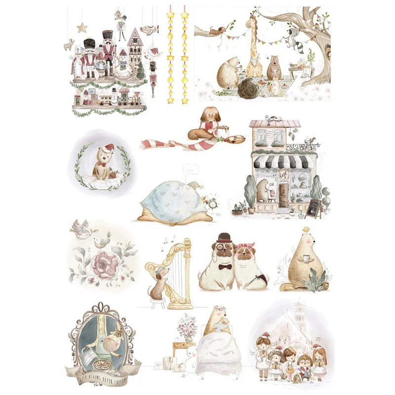 2 pcs/lot Retro Pirate Boat Anchor Scrapbook Book Journal Stationery Stickers Planner Diary School Office Craft Supplies (Online Order Only)