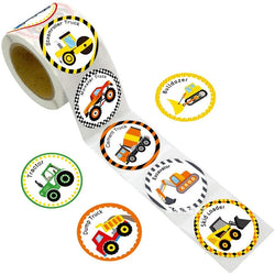 100-500PCS Car Children's Toy Gift Reward Sticker Office Stationery Decoration Label Birthday Party Gift Sealing Sticker (Online Order Only)