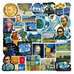 Van Gogh Sunflower Stickers Set - Laptop, Luggage, Bicycle, Fridge Decals (ONLINE ORDER ONLY)
