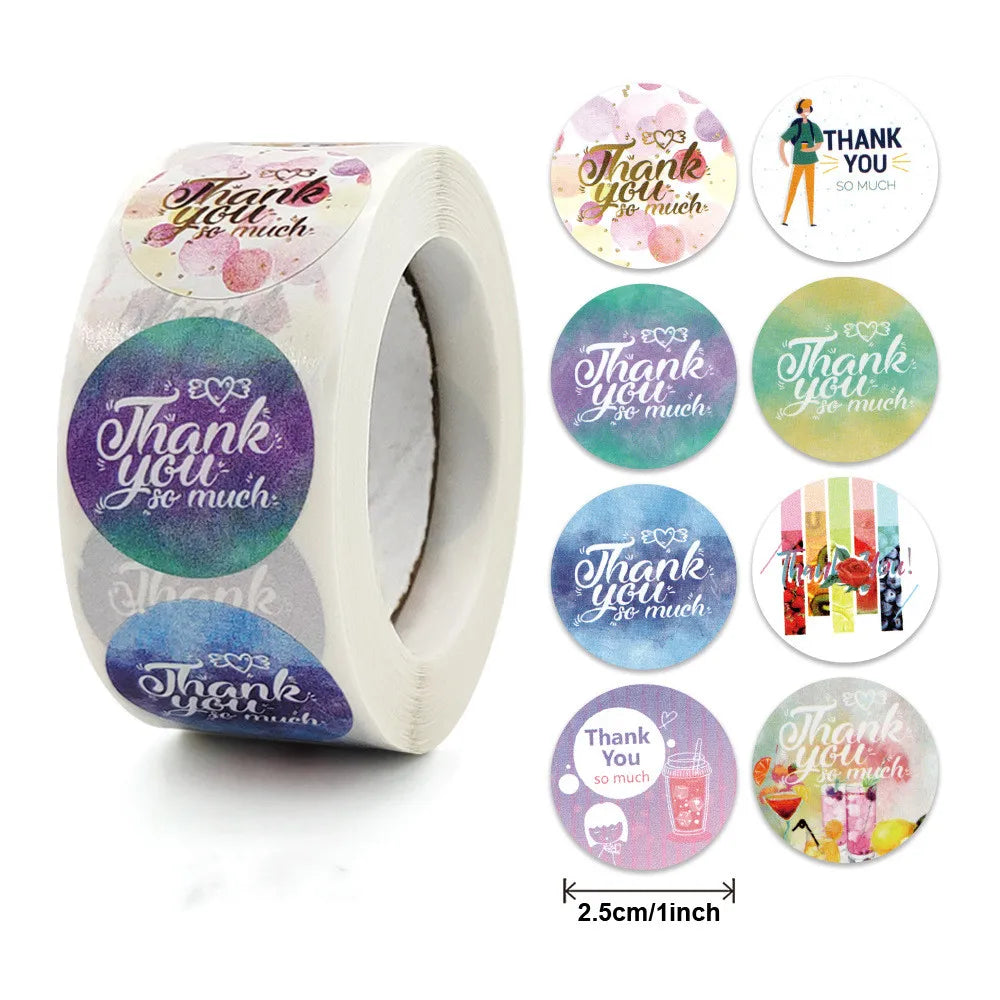 Yellow Lemon Sticker 500 Pcs/roll For Kids Reward Sticker Fruit LabelsThank You Sticker Kids Toys (ONLINE ORDER ONLY)