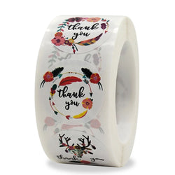 100-500pcs Cartoon Sticker 8 Cute Animal Thank You Stickers for DIY Scrapbooking Stationery Girl or Boy Kids Gifts Seal Labels (ONLINE ORDER ONLY)