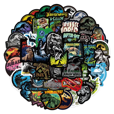 10/30/50pcs Jurassic Park Dinosaur Sticker Packs (ONLINE ORDER ONLY)